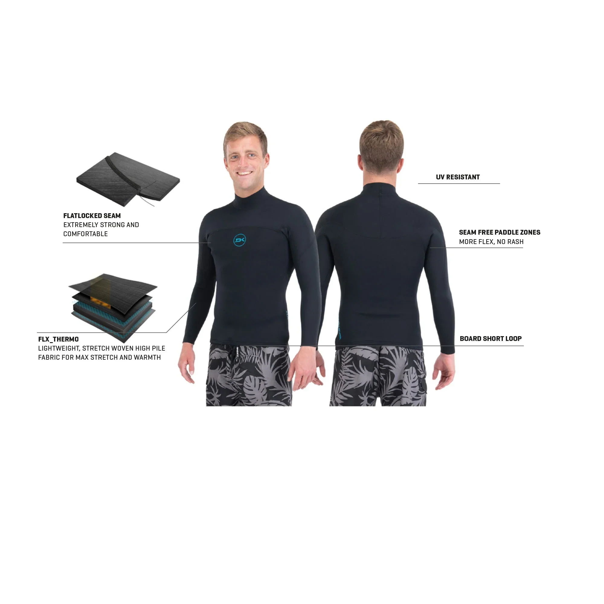 Dakine Mens Quantum Jacket 2mm - Image 3