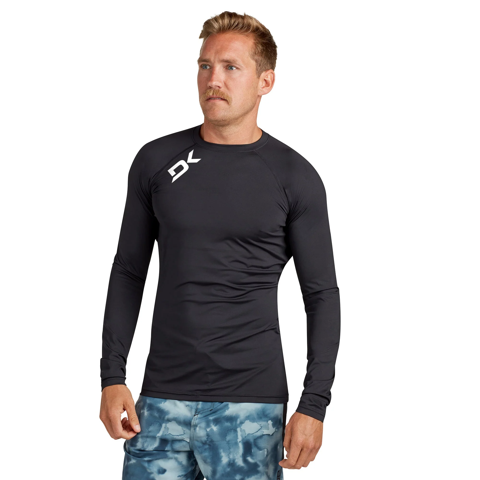 HD Snug Fit Long Sleeve Rashguard Crew - Image 25