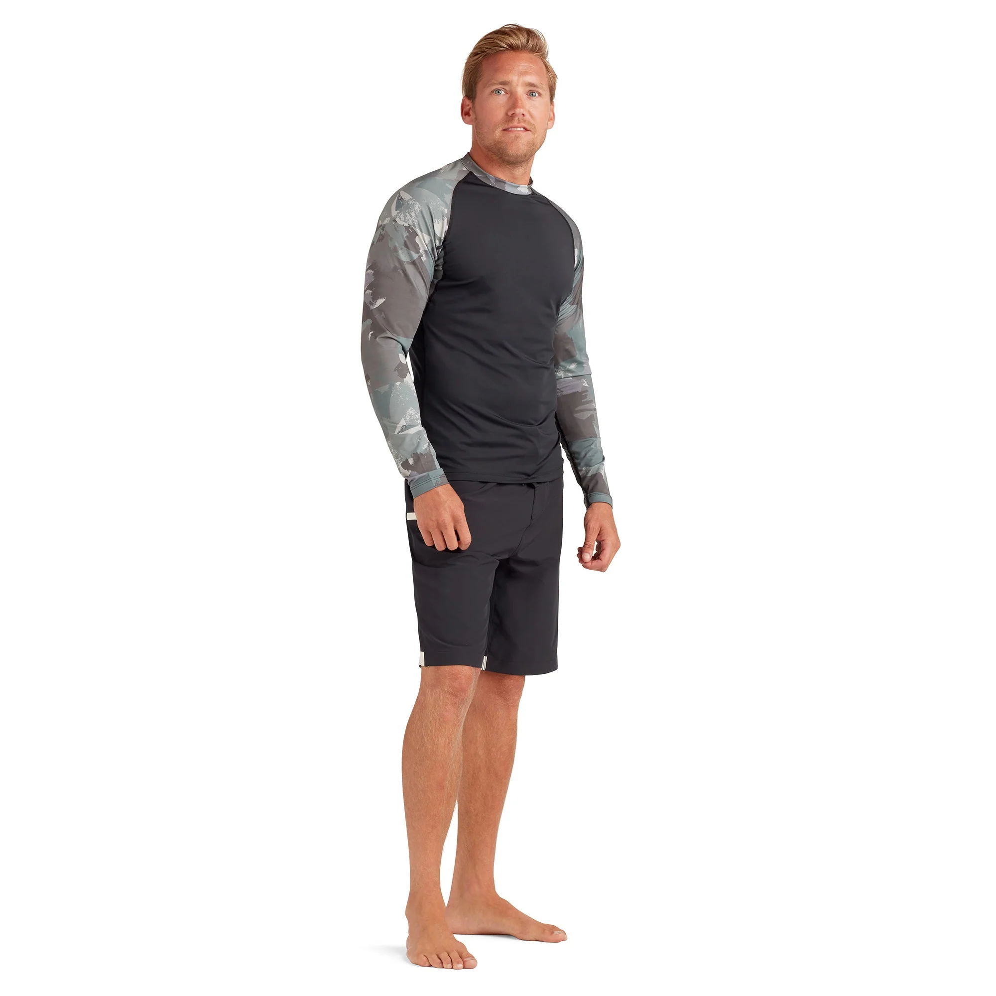 HD Snug Fit Long Sleeve Rashguard Crew - Image 6