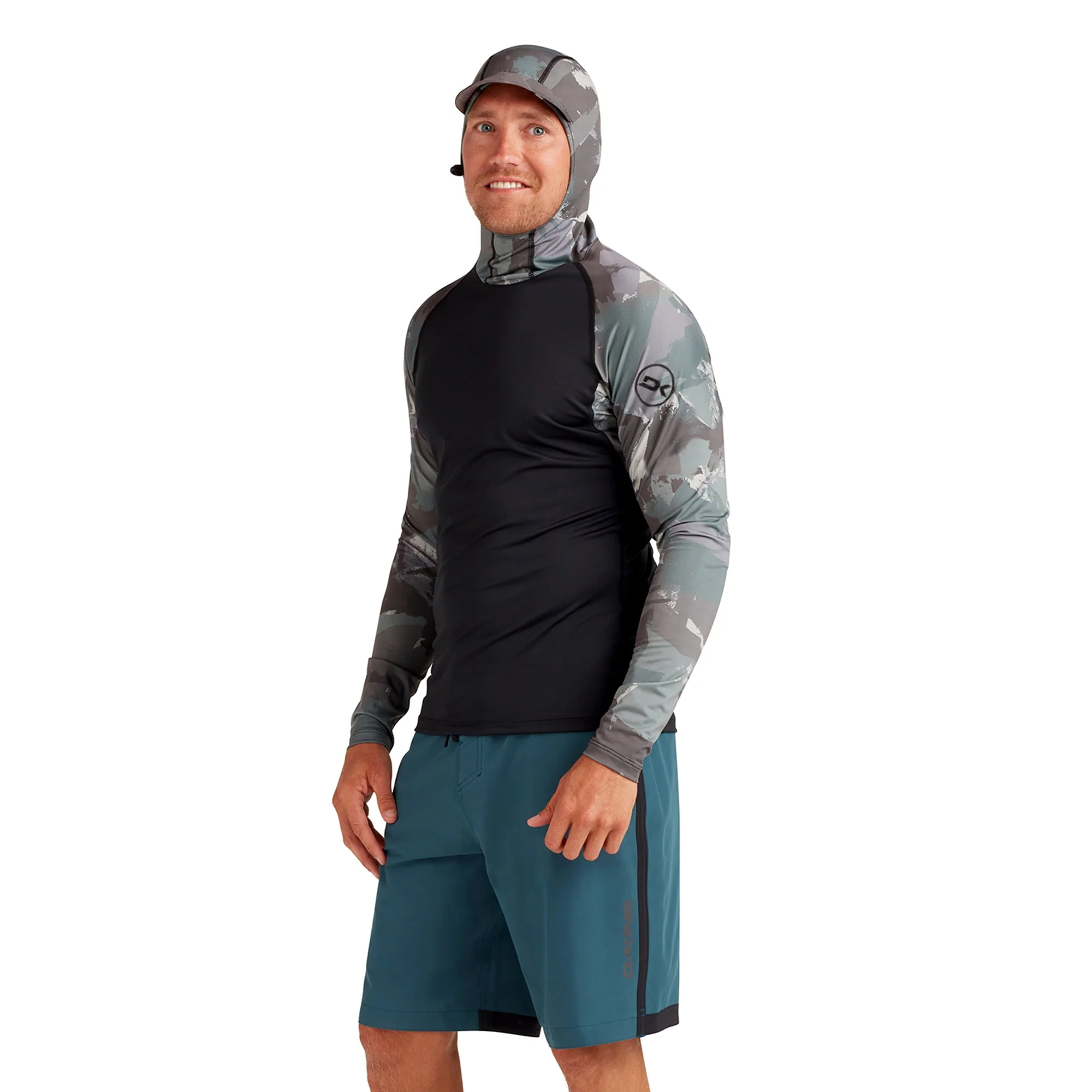 HD Snug Fit Long Sleeve Rashguard Hoodie - Image 11